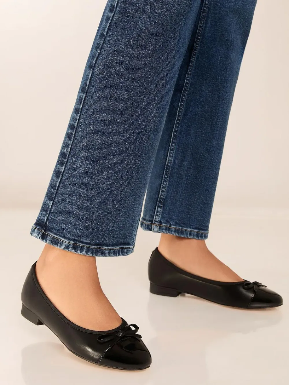 Lipsy Wide Fit Patent Toecap Ballerinas^Women Wide Fit & Extra Wide Fit|Heels