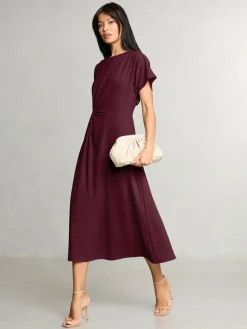 Lipsy Knot Side Midi Dress^Women Dresses
