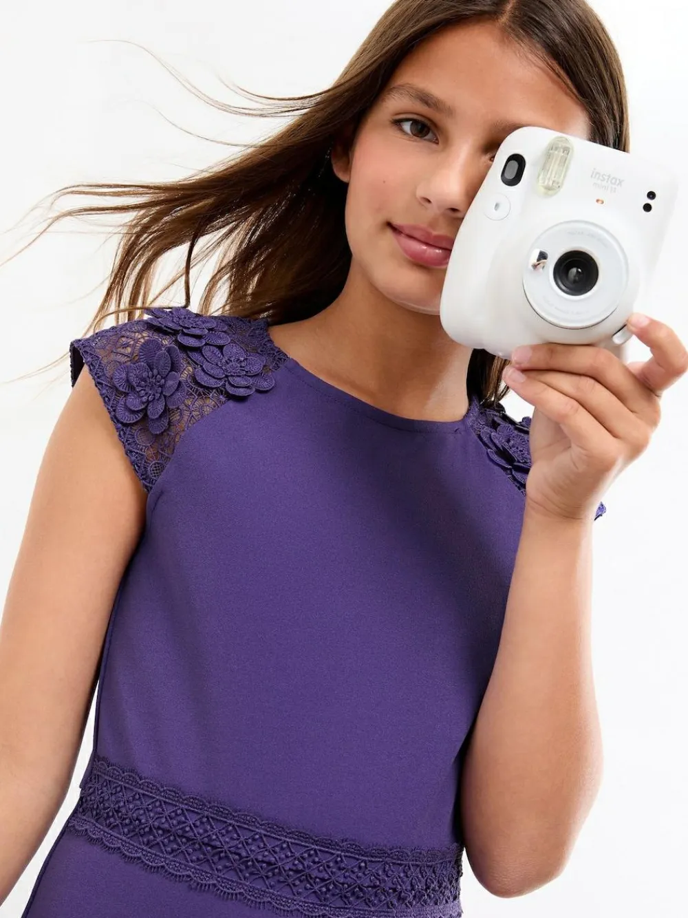 Lipsy Cobalt Blue Scuba 3D Lace Occasion Jumpsuit (5-16yrs)^ Jumpsuits & Playsuits