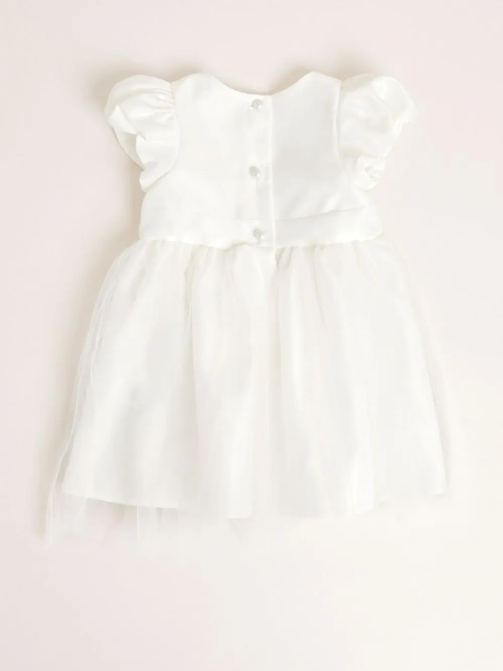 Lipsy Ivory Baby Puff Sleeve Occasion Dress (0mths-5yrs)^ Dresses|Occasionwear