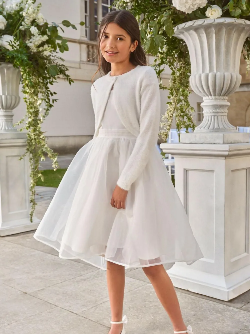 Lipsy Fluffy Occasion Bolero (5-16yrs)^ Occasionwear|Knitwear & Sweaters