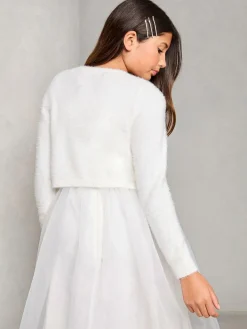 Lipsy Fluffy Occasion Bolero (5-16yrs)^ Occasionwear|Knitwear & Sweaters