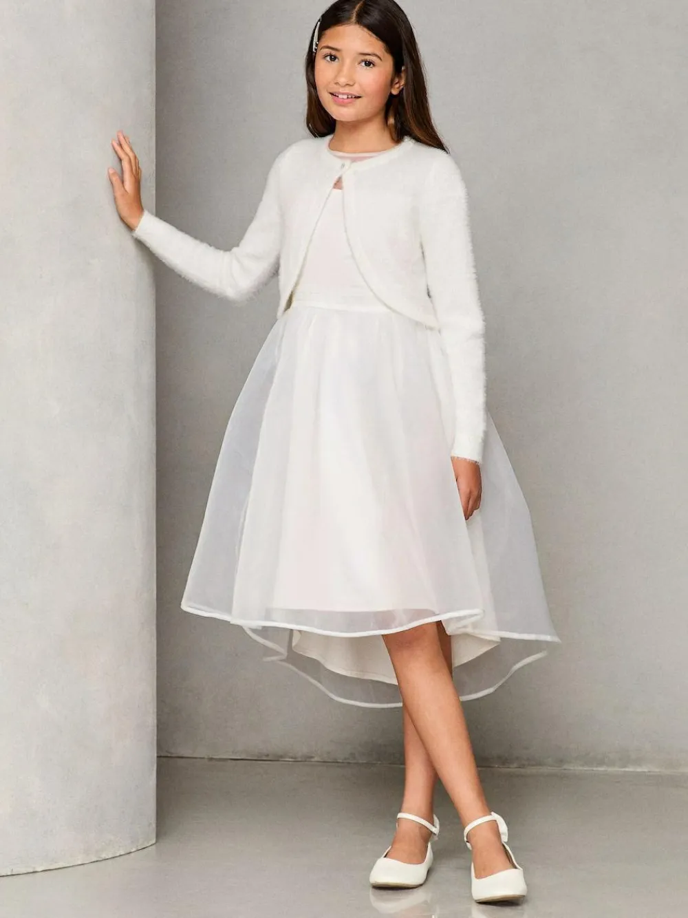 Lipsy Fluffy Occasion Bolero (5-16yrs)^ Occasionwear|Knitwear & Sweaters