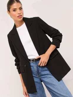 Clearance Lipsy Relaxed Blazer Jet Black