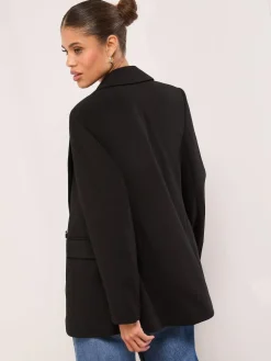Clearance Lipsy Relaxed Blazer Jet Black