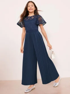 Lipsy Flutter Sleeve Lace Occasion Jumpsuit (5-16yrs)^ Occasionwear|Jumpsuits & Playsuits