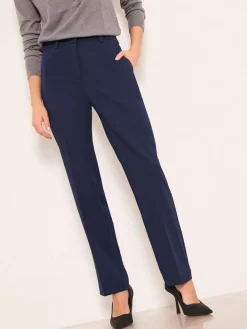 New Lipsy Tailored Tapered Trousers Navy Blue