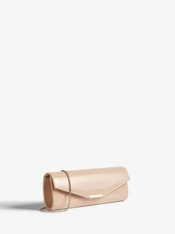 Outlet Lipsy Nude Clutch Bag