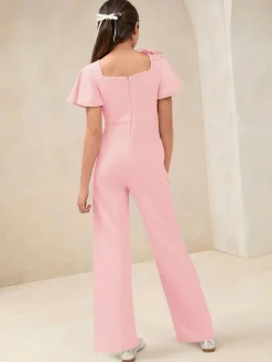 Lipsy 3D Corsage Jumpsuit (5-16yrs) Pink
