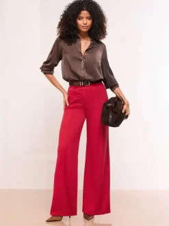 Lipsy Petite High Waist Wide Leg Trousers^Women Pants