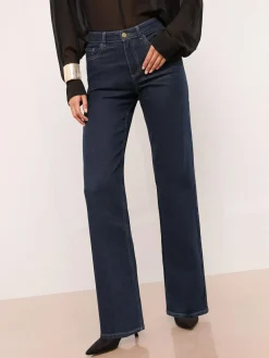 Hot Lipsy Wide Leg Jeans Rinse Blue
