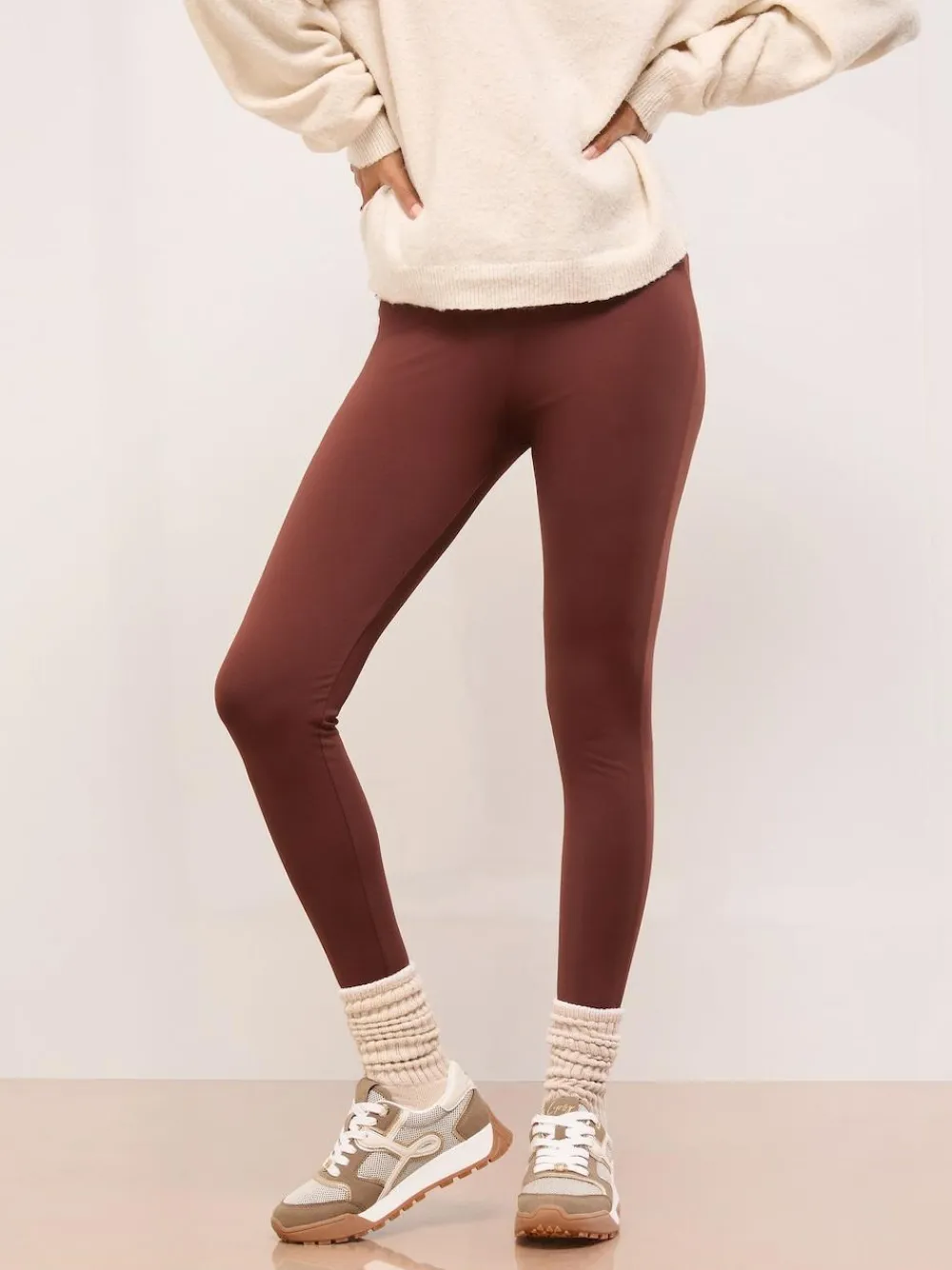 Best Lipsy Lace Up Chunky Runner Sports Trainers Taupe