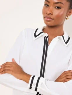 Discount Lipsy White Tipped Shirt