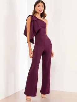 Lipsy One Shoulder Bow Jumpsuit^Women Jumpsuits & Playsuits
