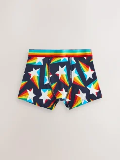 Little Bird by Jools Oliver Rainbow Shooting Star Boxers 3 Pack^BOY Underwear
