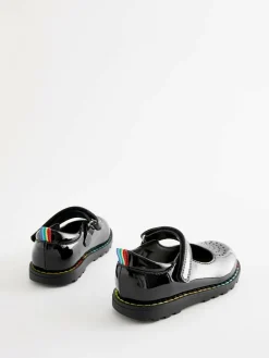 Little Bird by Jools Oliver Black Younger Patent Mary Jane Shoes^ Shoes
