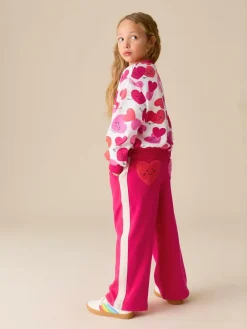 New Little Bird by Jools Oliver Red/Pink Sweater and Joggers Set 2 Piece