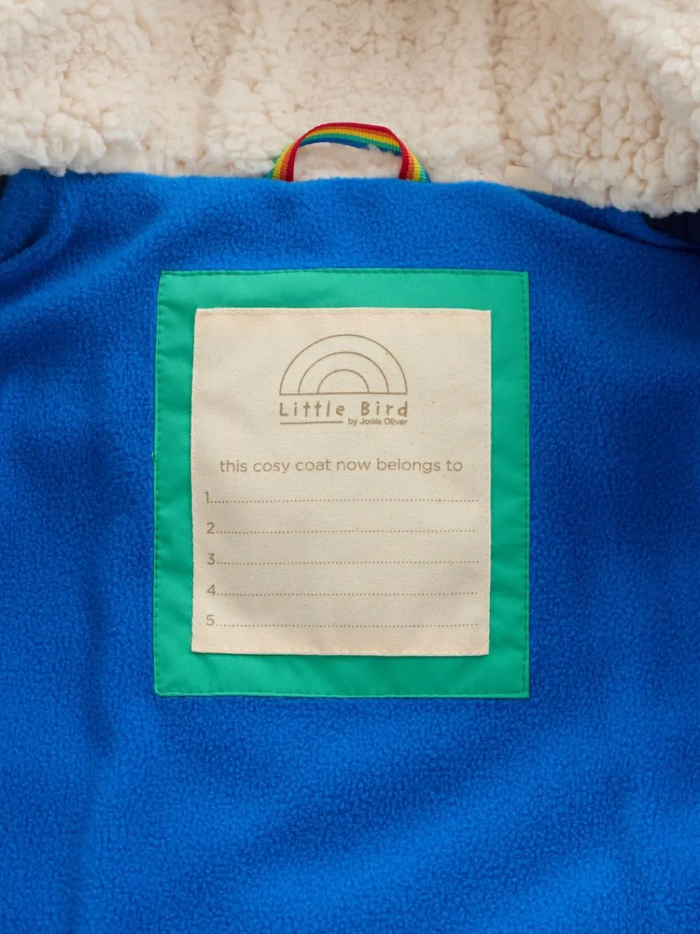 Online Little Bird by Jools Oliver Multi Bright Chevron Shower Resistant Padded Coat