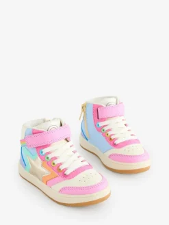 Little Bird by Jools Oliver Star Hi-Top Trainers Multi