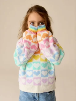 Little Bird by Jools Oliver Knitted Colourblock Jumper^ Knitwear|Knitwear