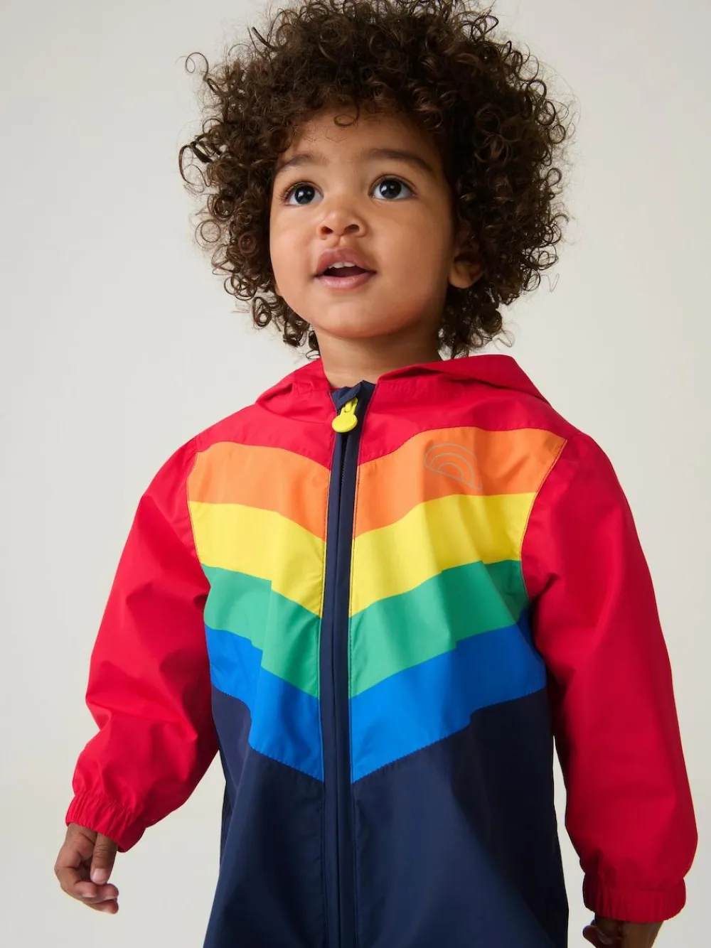 Clearance Little Bird by Jools Oliver Multi Rainbow Waterproof Puddlesuit