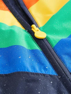 Clearance Little Bird by Jools Oliver Multi Rainbow Waterproof Puddlesuit
