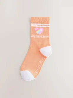 Online Little Bird by Jools Oliver Multi Pastel Rainbow Days Of The Week Socks 7 Pack