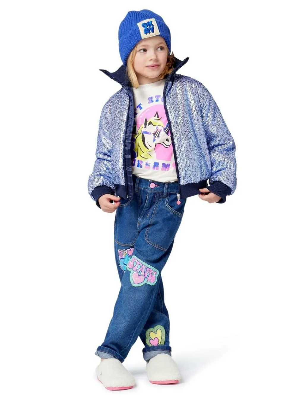 Billieblush Logo Denim Jeans With Appliqué Detail^ Jeans