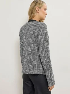 Long Tall Sally Black Boucle Jacket^Women Blazers