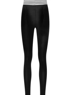 Online Long Tall Sally Black Stripe Waistband Leggings