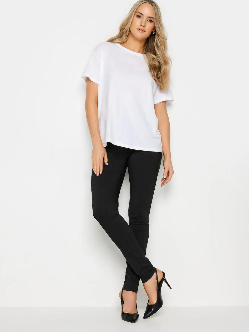Long Tall Sally Black Stretch Skinny Trousers^Women Pants