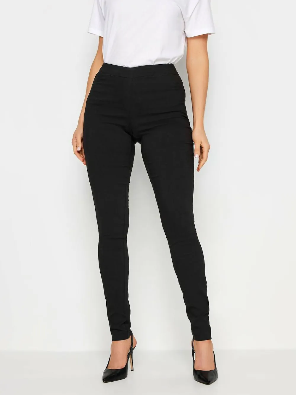 Long Tall Sally Black Stretch Skinny Trousers^Women Pants