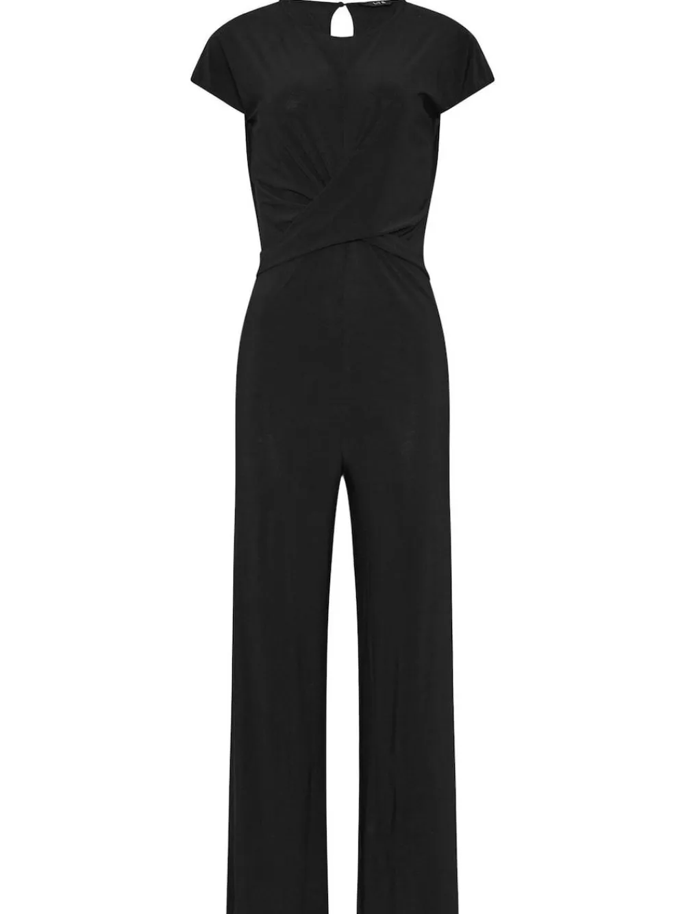 Long Tall Sally Black Twist Front ITY Jumpsuit^Women Jumpsuits & Playsuits