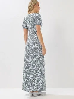 Long Tall Sally Blue Ditsy Wrap Maxi Dress^Women Maxi Dresses