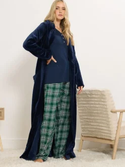 Long Tall Sally Check Pyjamas^Women Pyjamas