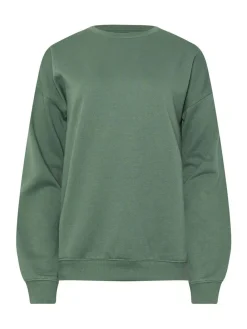 Discount Long Tall Sally Crew Neck Sweatshirt Green