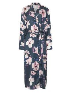Long Tall Sally Satin Maxi Robe^Women Bathrobes
