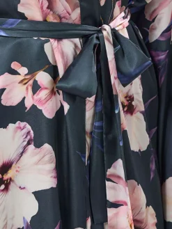 Long Tall Sally Satin Maxi Robe^Women Bathrobes