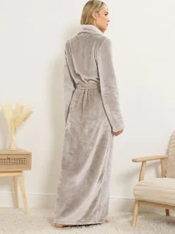 Long Tall Sally Super Luxe Shawl Maxi Robe^Women Bathrobes