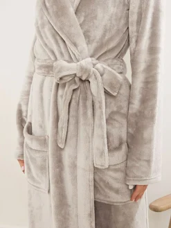 Long Tall Sally Super Luxe Shawl Maxi Robe^Women Bathrobes