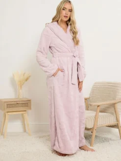 Long Tall Sally Hooded Maxi Robe^Women Bathrobes
