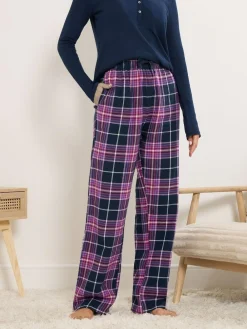 Best Long Tall Sally Check Pyjamas Purple