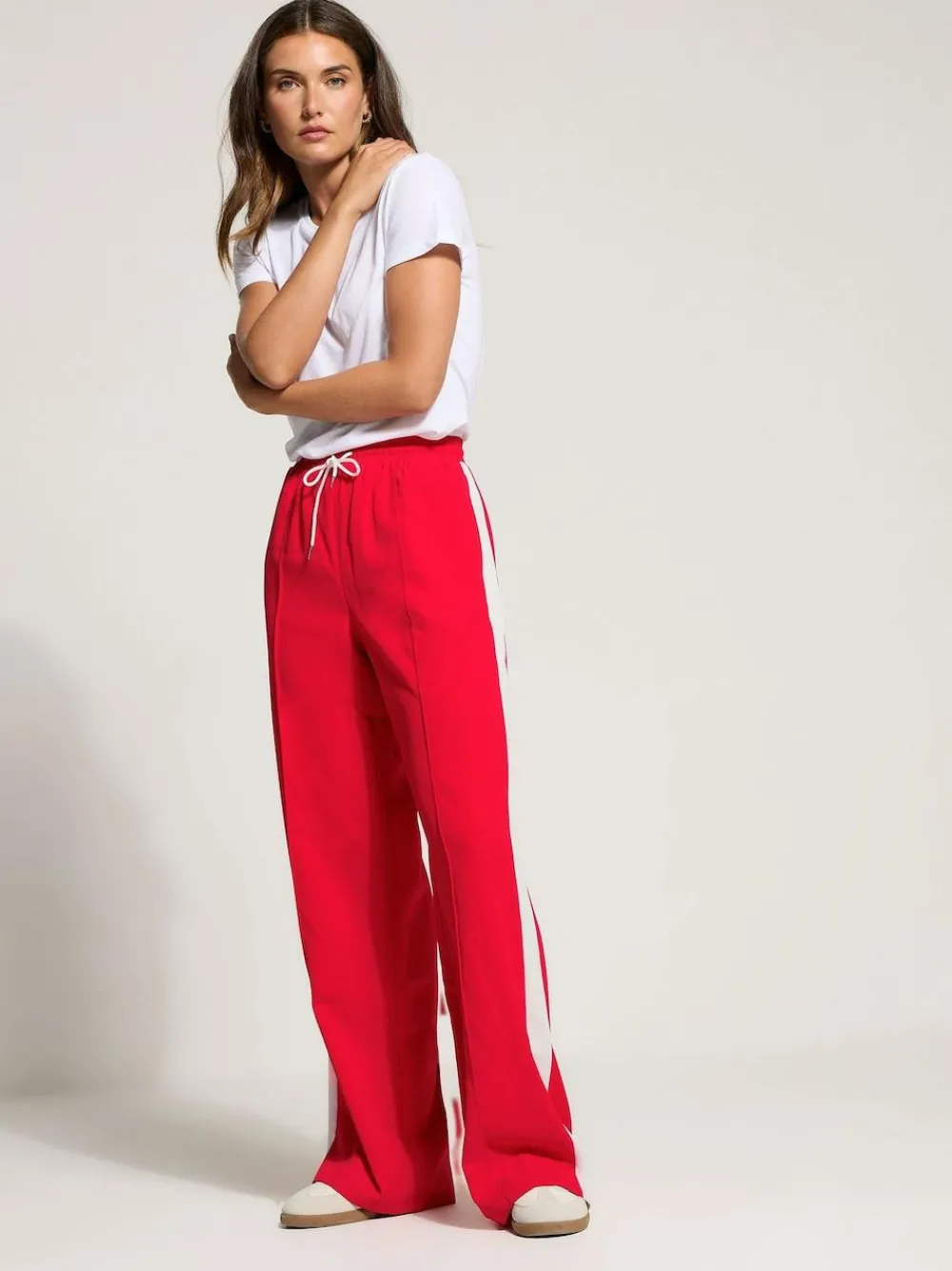 Discount Long Tall Sally Wide Leg Trousers Red
