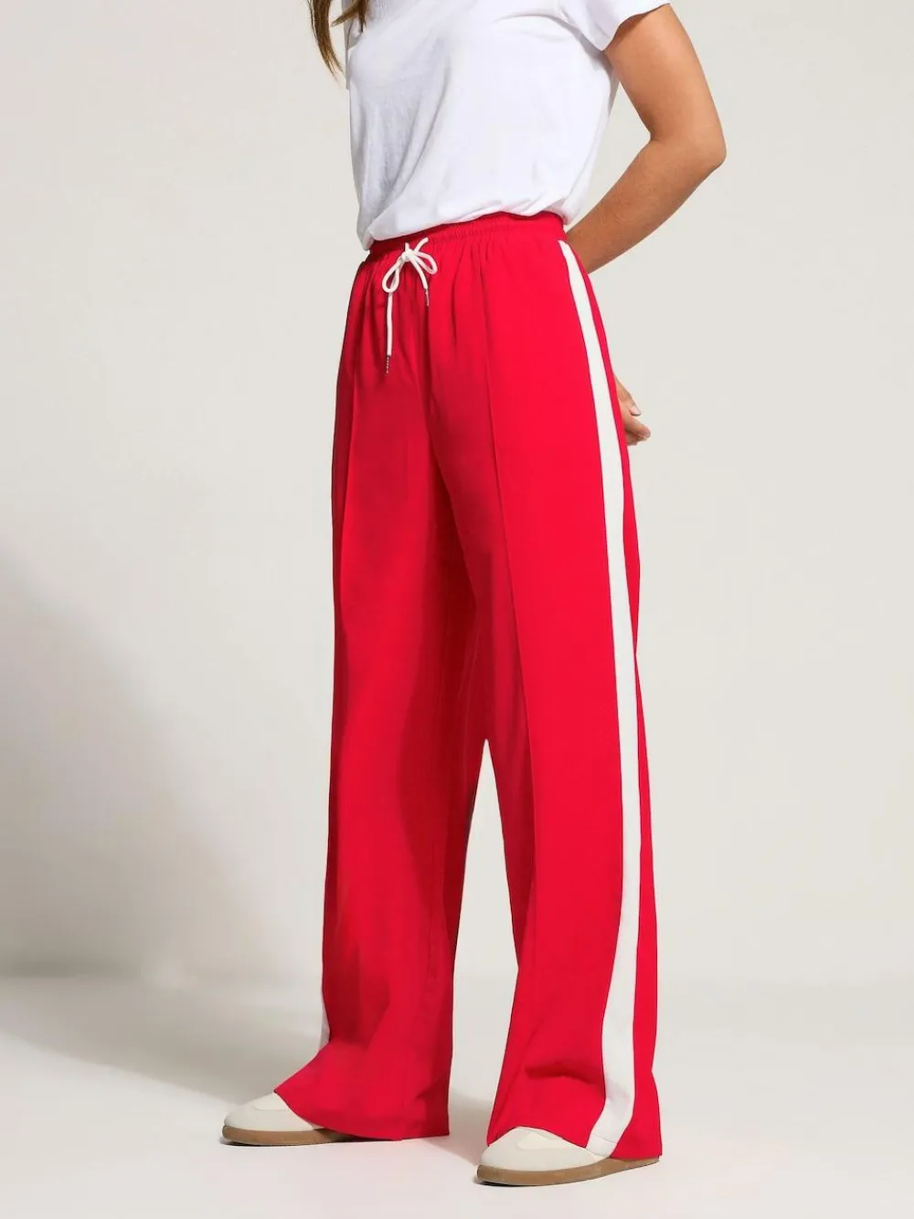 Discount Long Tall Sally Wide Leg Trousers Red
