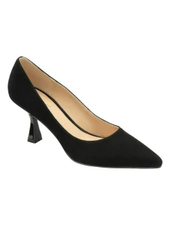 Lotus Black Heeled Shoes^Women Heels