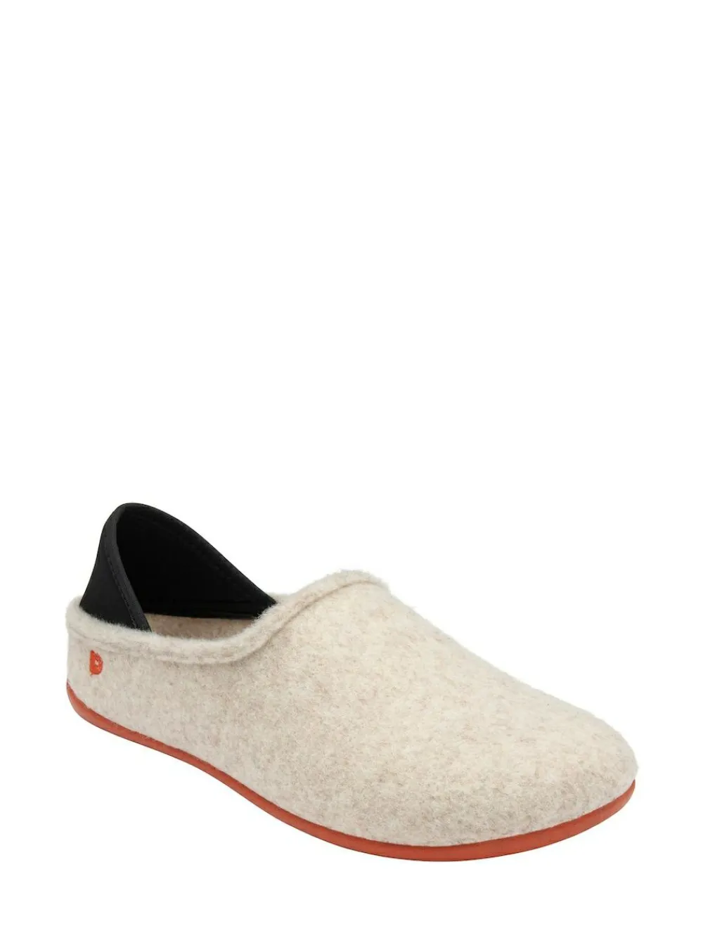 Outlet Lotus Natural Textile Flat Slippers