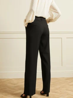 Sale Love & Roses Black Black Wide Leg Trousers