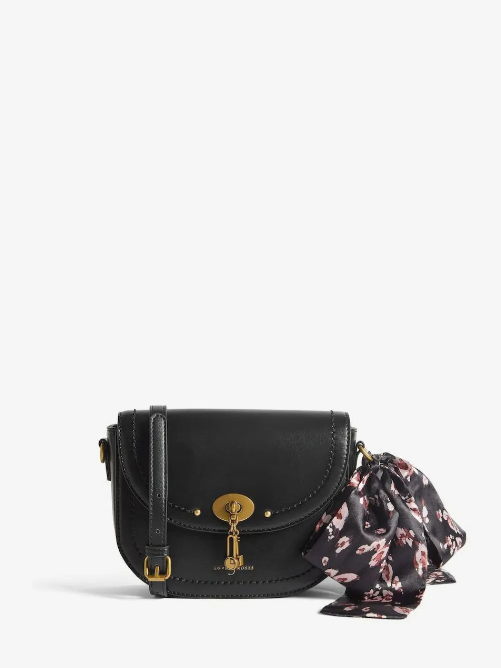 Love & Roses Saddle Cross-Body Bag^Women Bags