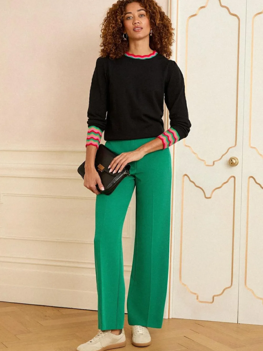 Love & Roses Wavy Rainbow Stripe Knit Jumper^Women Nightwear|Knitwear