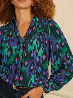 Love & Roses Button Through Long Sleeve Shirt^Women Tops & T-Shirts|Blouses & Shirts